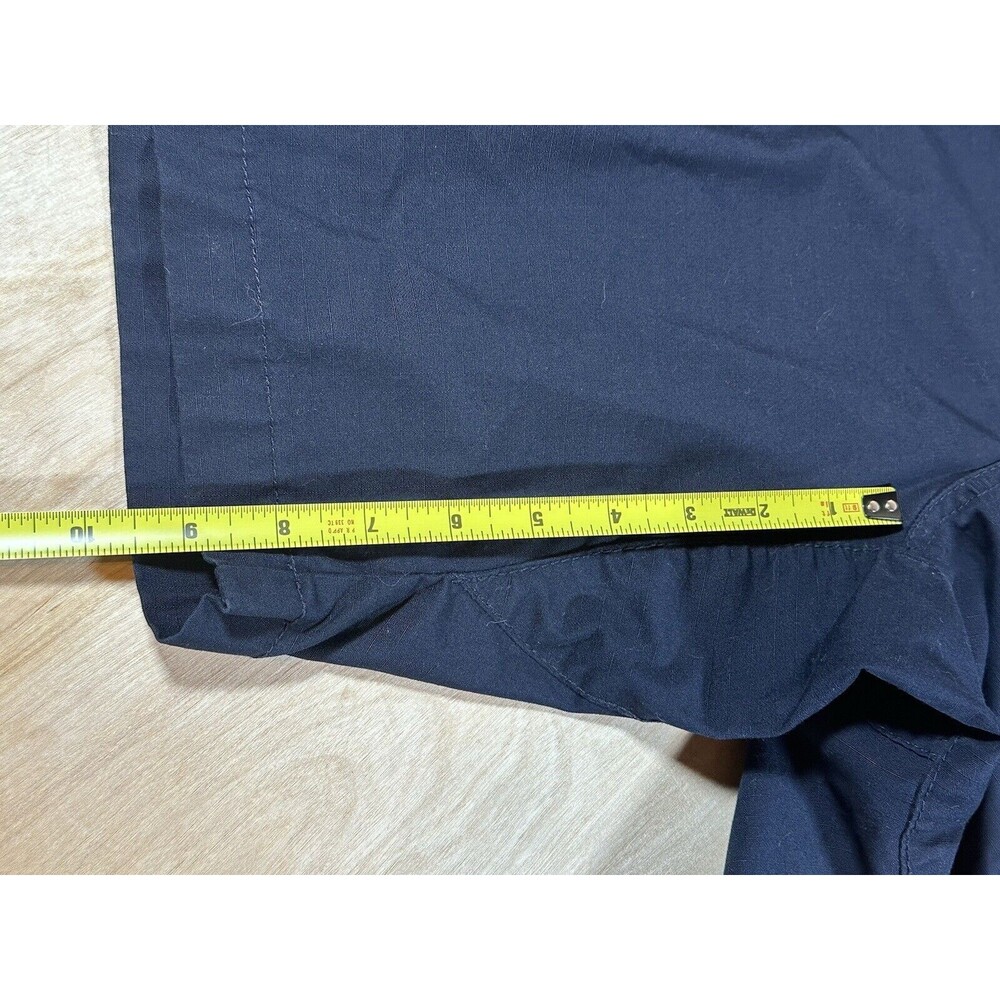 5.11 Tactical Shorts Mens 34 Blue Ripstop Canvas Cargo Workwear Elastic Waist - Picture 6 of 10